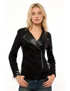 Women's Cotton Moto Jacket X12109