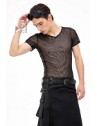 Чоловічий топ сітка з коротким рукавом XC023