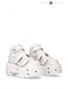 White New Rock sneakers with screws E4079