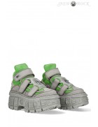 Шкіряні кросівки на масивній платформі VERDE FLUOUR