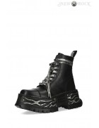 New Rock FUEGO ANTIK Leather Platform Boots