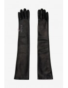 Длинные матовые перчатки под кожу (56 см)