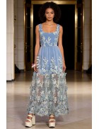 Длинное платье Sky Garden с объемной вышивкой