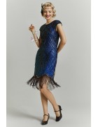 Нарядное платье для вечеринки Гэтсби (Royal Blue)