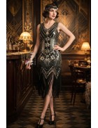 Блестящее платье с бахромой Gatsby Girl