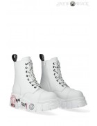 New Rock URBAN TRILLS White Platform Boots