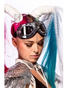 Rave Apocalypse Futuristic Goggle Glasses