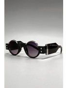 Солнцезащитные круглые очки в массивной оправе Avant-Garde OLIVIER