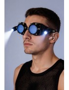 Черные очки гогглы с подсветкой X5103