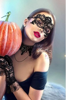 Набор на Хэллоуин (маска и чокер)