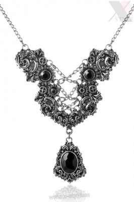 Ожерелье Mechanical Corselette - античное серебро