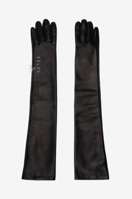 Длинные матовые перчатки под кожу (56 см)