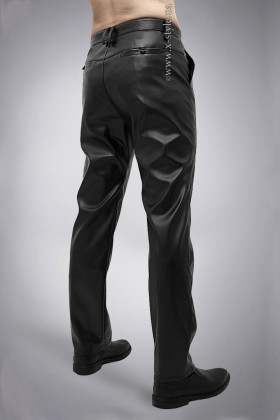 Мужские кожаные брюки
