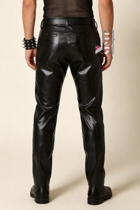 Xstyle Men's Faux Leather Pants