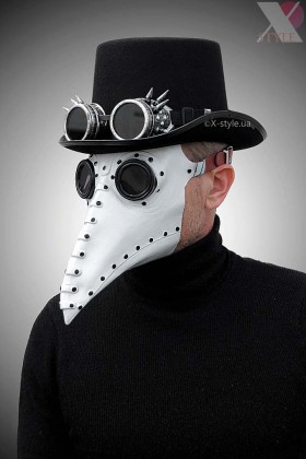 Комплект Чумной доктор (маска, шляпа, гогглы)