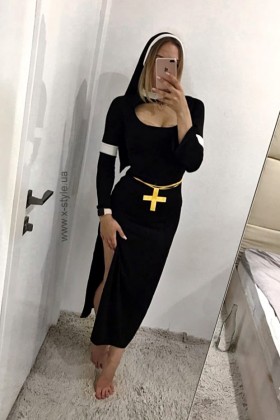 Карнавальный костюм монашки (118030)