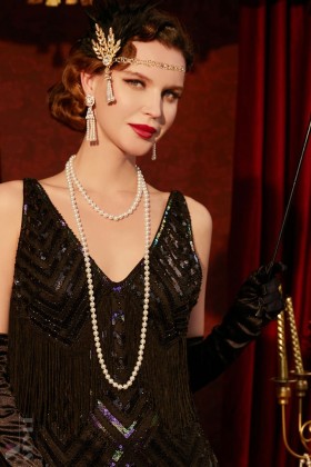 Повязка в стиле Gatsby UV4233