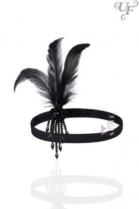 Аксессуары Gatsby Girl (повязка с перьями, митенки)