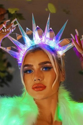 Корона-голограмма с подсветкой