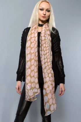 Длинный женский шарф (хлопок)