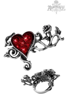 Оловянное кольцо с камнями Swarovski