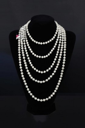 Длинные жемчужные бусы (290 см)