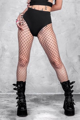 Колготки в среднюю сетку X1582