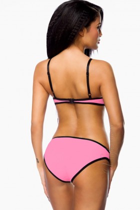 Неопреновий рожевий купальник XC059