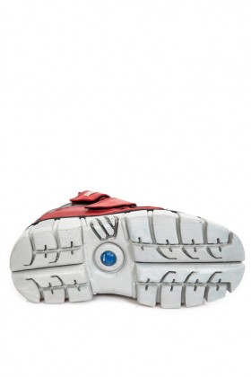 Leather ALASKA ROJO Platform Boots