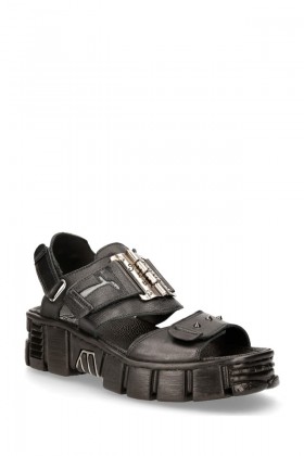 LUXOR BIOS Leather Platform Sandals