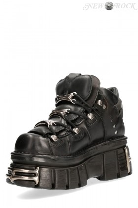 Кожаные кроссовки Y2K TOWER NEGRO