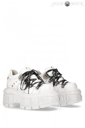 Массивные кожаные кроссовки TANK NAPA BLANCA