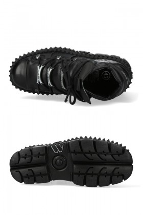 Кожаные ботинки на платформе New Rock