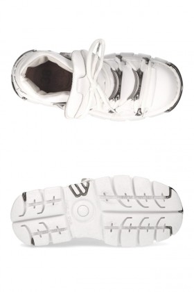 Белые кроссовки на платформе New Rock NAPA BLANCA