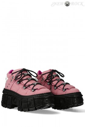 Кроссовки из нубука на платформе NOBUK ROSA