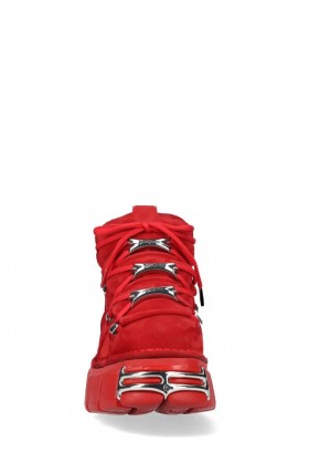 Красные кроссовки из нубука ROJO PALADIO