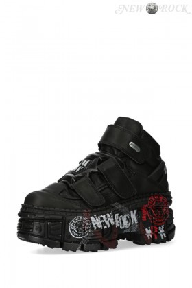 New Rock Print Platform Boots