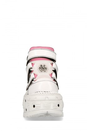 Кроссовки New Rock с винтами (кожа + нубук) 