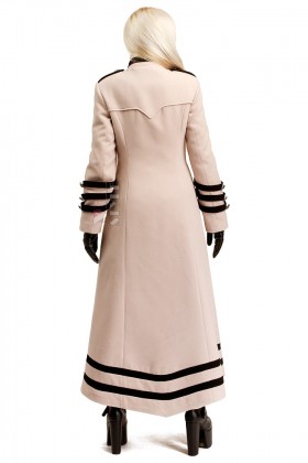 Длинное зимнее кашемировое пальто X5062