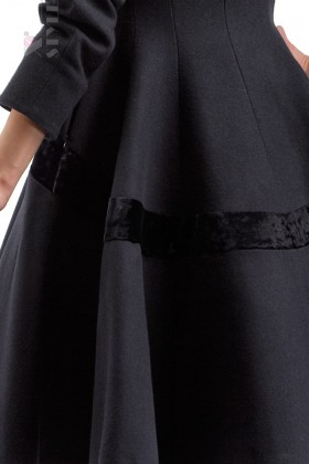 Винтажное пальто из натуральной шерсти X-Style