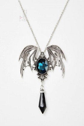 Кулон Bat Wing Gem Turquoise