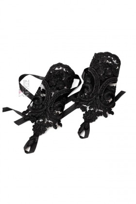 Аксессуары Gatsby Girl (повязка с перьями, митенки)