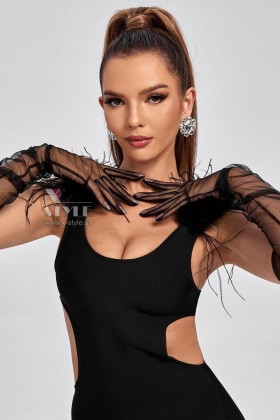 Длинные фатиновые перчатки Hun Anarach