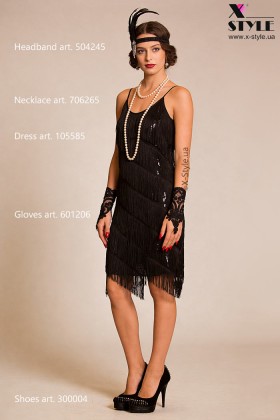 Туфли Kamengsi черные на каблуке XC004