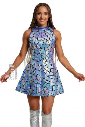 Tessa Mirrored Flared Dress X5601