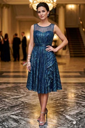 Adriana Metallic Sparkly Dress X5600