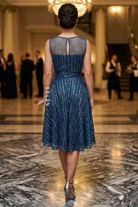 Adriana Metallic Sparkly Dress X5600