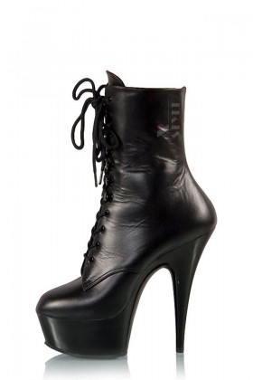 Кожаные ботильоны PLS051