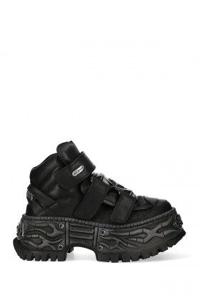 Кожаные кроссовки с винтами New Rock URBAN ELEGANCE