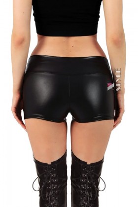 Шорты с эффектом "металлик" X0883